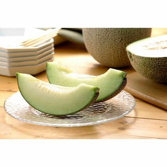 楽天市場】茨城県産 青肉 メロン 秀品 3Lサイズ 4玉入
